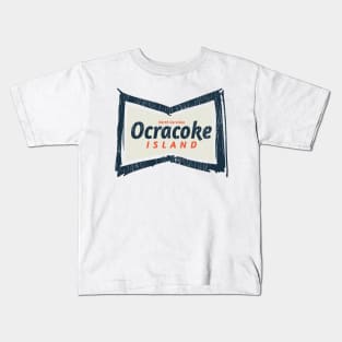 Ocracoke Island, NC Summertime Vacationing Bowtie Sign Kids T-Shirt